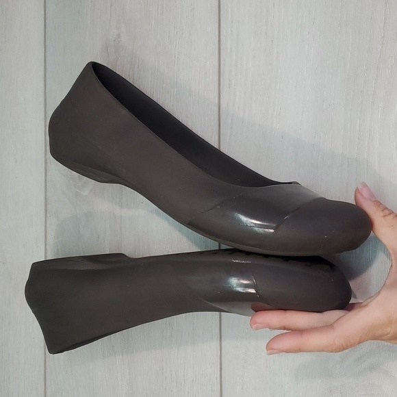 Crocs Women Comfort Round Toe Clogs Mary Jane Rubber Shoes sz 10 - Picture 10 of 13